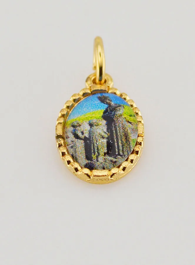 Medaille mit Gedrehtem Rand 15mm – Madonna von la Salette (pic 2)