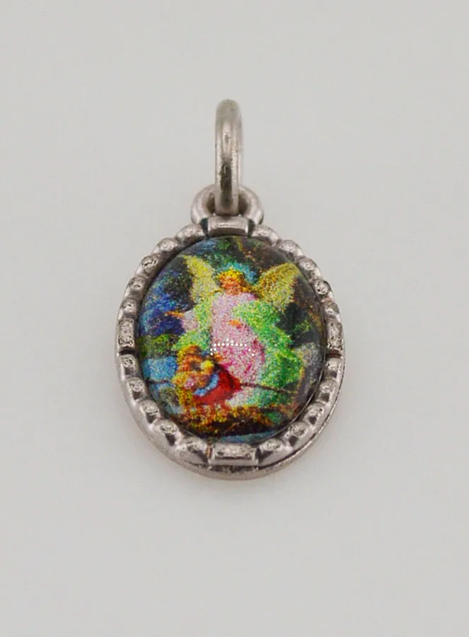 Medaille mit Gedrehtem Rand 15mm – Schutzengel (pic 2)