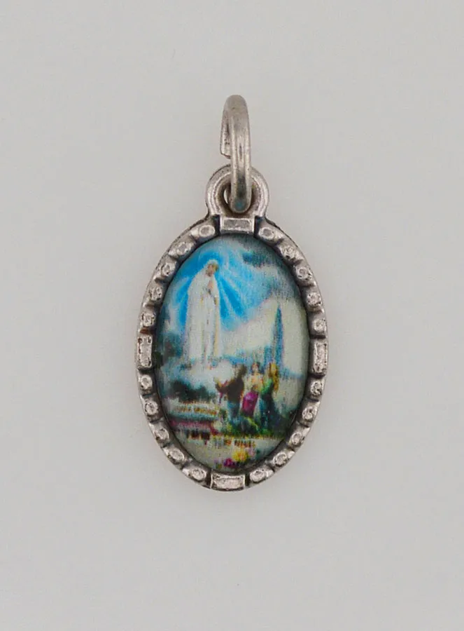 Medaille mit Gedrehtem Rand 15mm – Madonna von Fatima (pic 1)