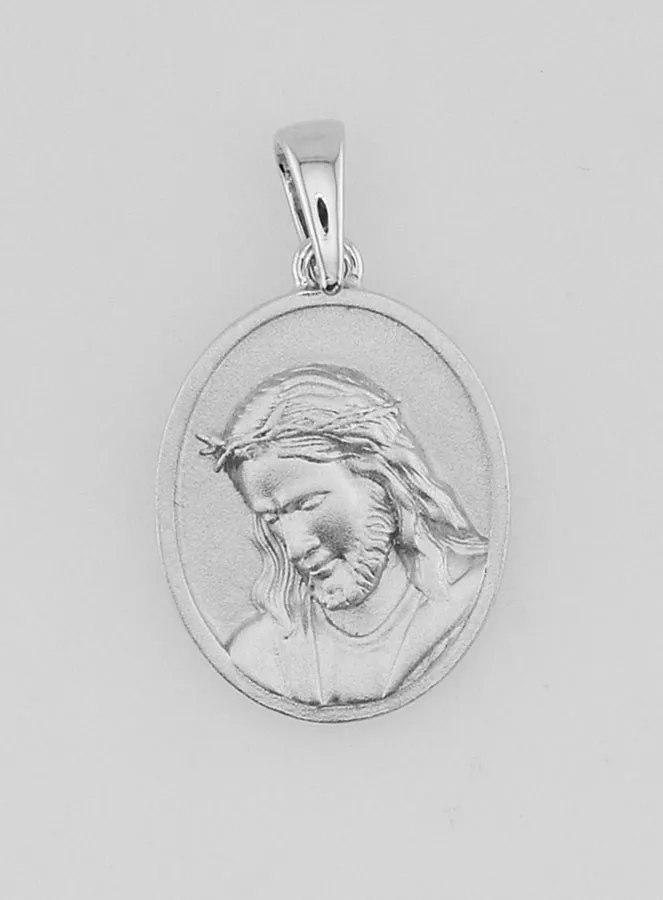 Medaille Jesus aus 925er Silber – 16mm (pic 1)