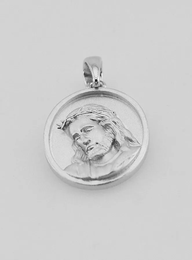 Medaille Jesus aus 925er Silber – 16mm (pic 2)