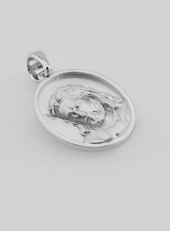 Medaille Jesus aus 925er Silber – 16mm (pic 3)