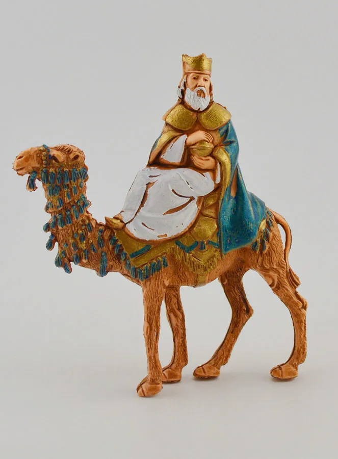 Krippenfiguren Die Heiligen Drei Könige auf einem Kamel – 6cm (pic 3)