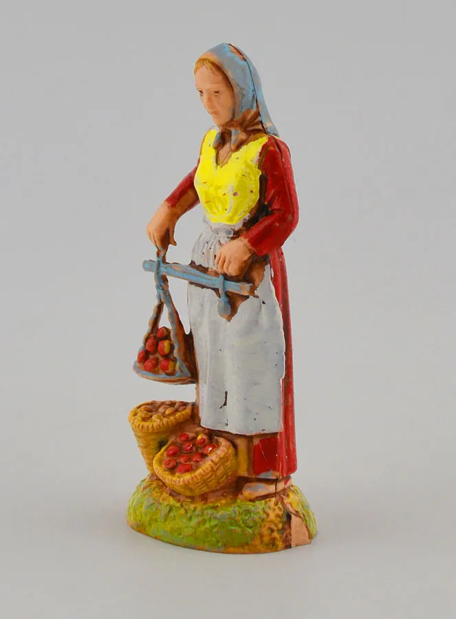 Krippenfigur Obsthändlerin – 6 cm (pic 2)
