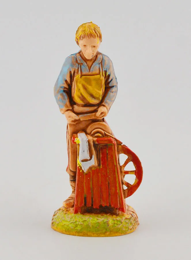 Krippenfigur Messerschleifer – 6 cm (pic 1)