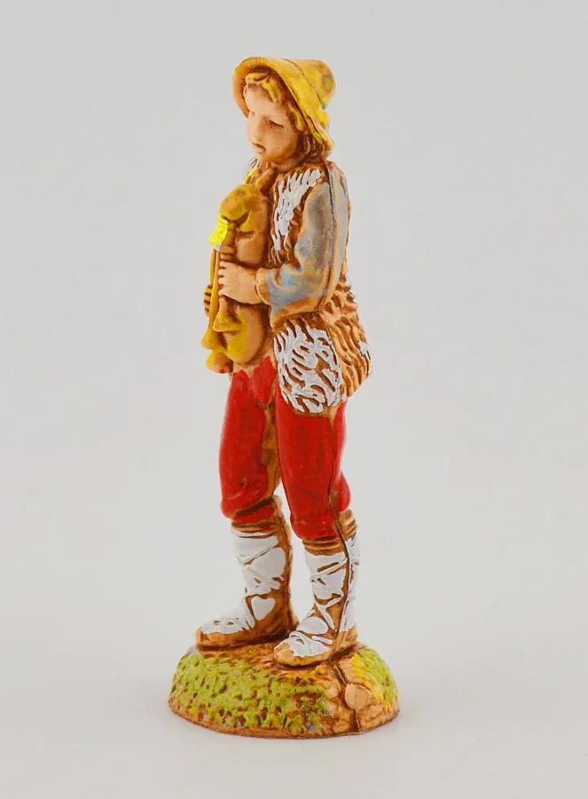 Krippenfigur Musiker mit Dudelsack – 6 cm (pic 2)