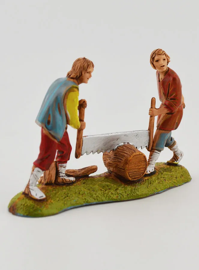 Krippenfigur die Holzfäller – 6 cm (pic 3)