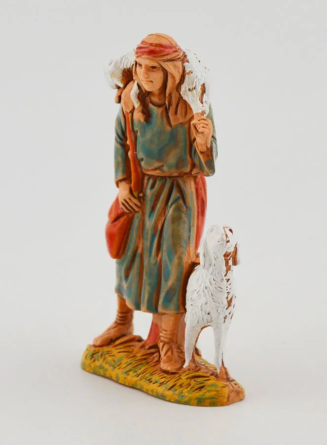 Krippenfigur Der gute Hirte – 6 cm (pic 2)