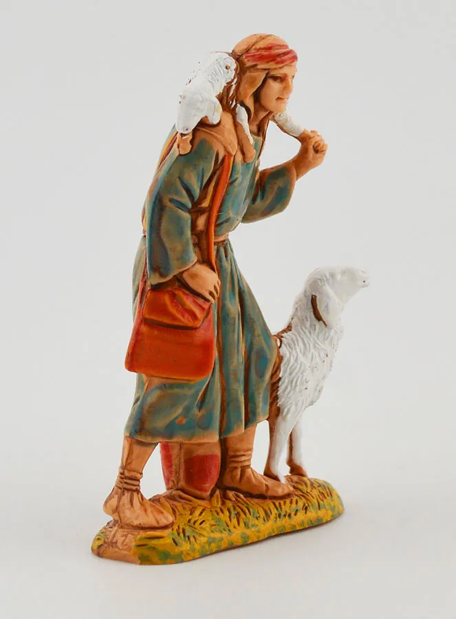 Krippenfigur Der gute Hirte – 6 cm (pic 3)
