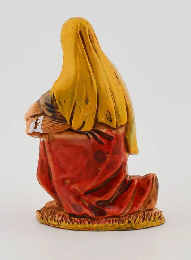 Krippenfigur Waschfrau mit Korb – 6 cm (pic 4)