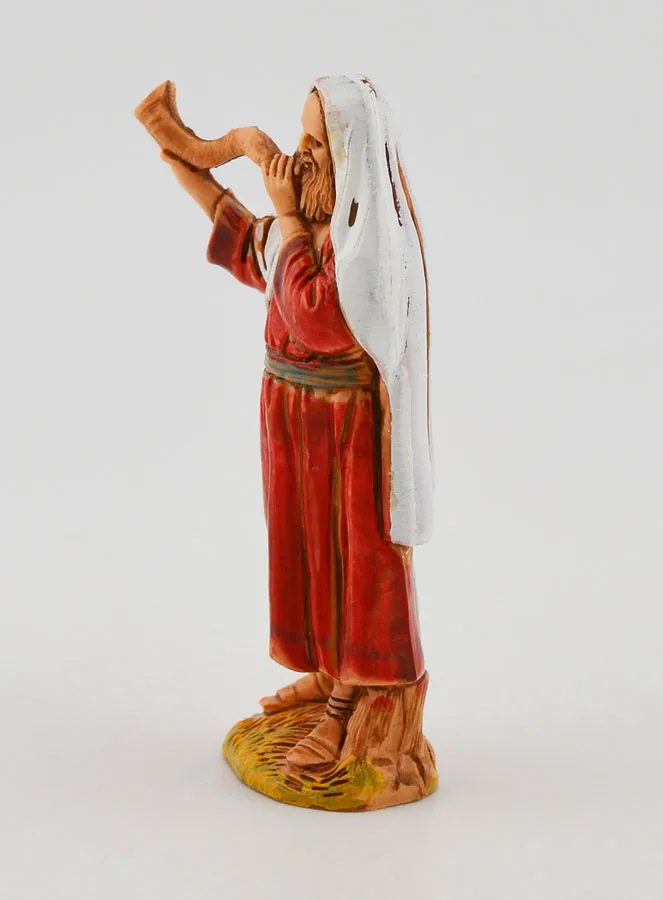 Krippenfigur Musiker Schofarbläser – 6 cm (pic 2)