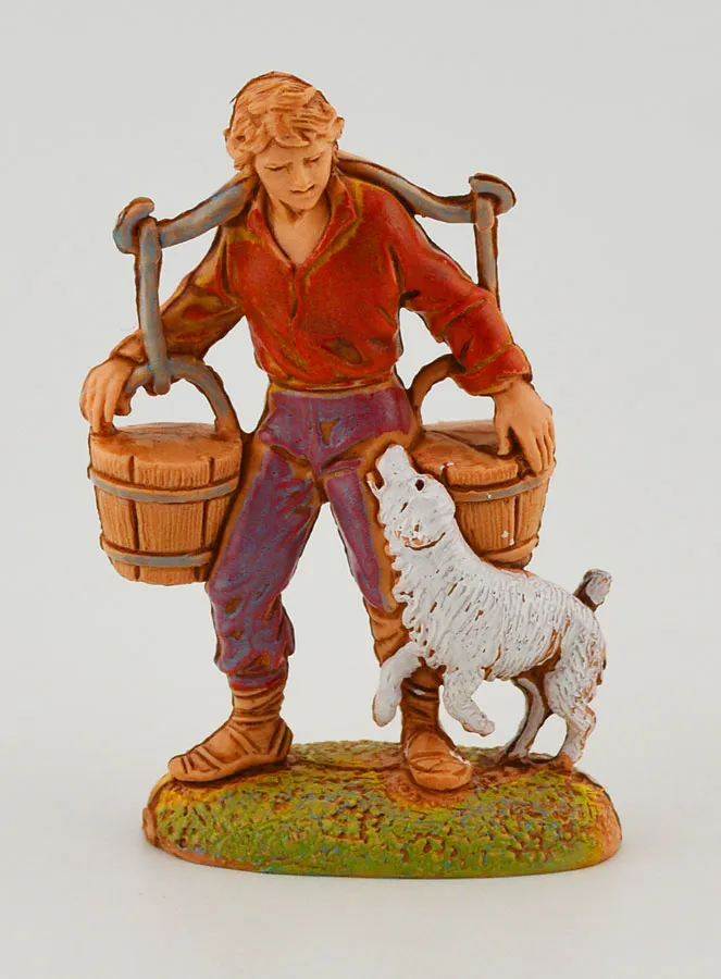 Krippenfigur Wasserträger – 6cm (pic 1)