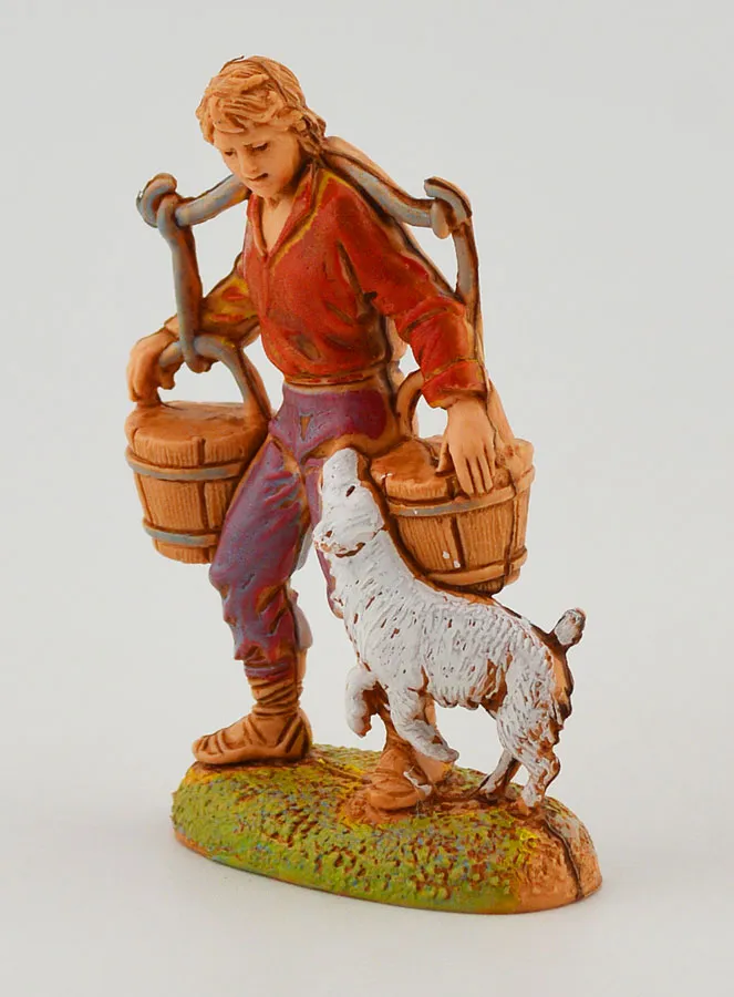 Krippenfigur Wasserträger – 6cm (pic 2)