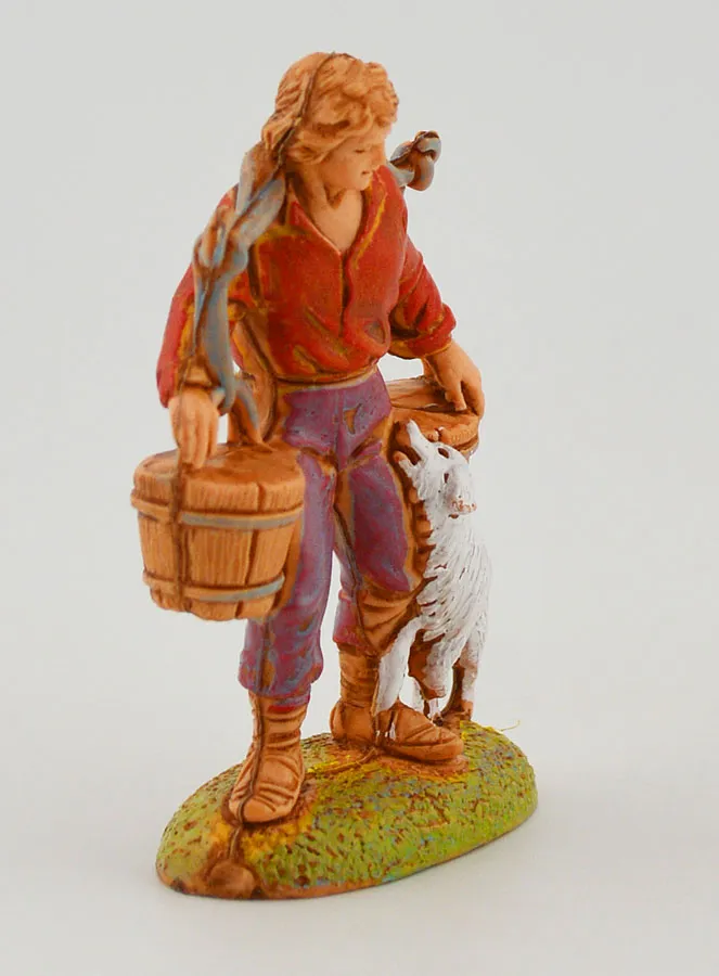 Krippenfigur Wasserträger – 6cm (pic 3)