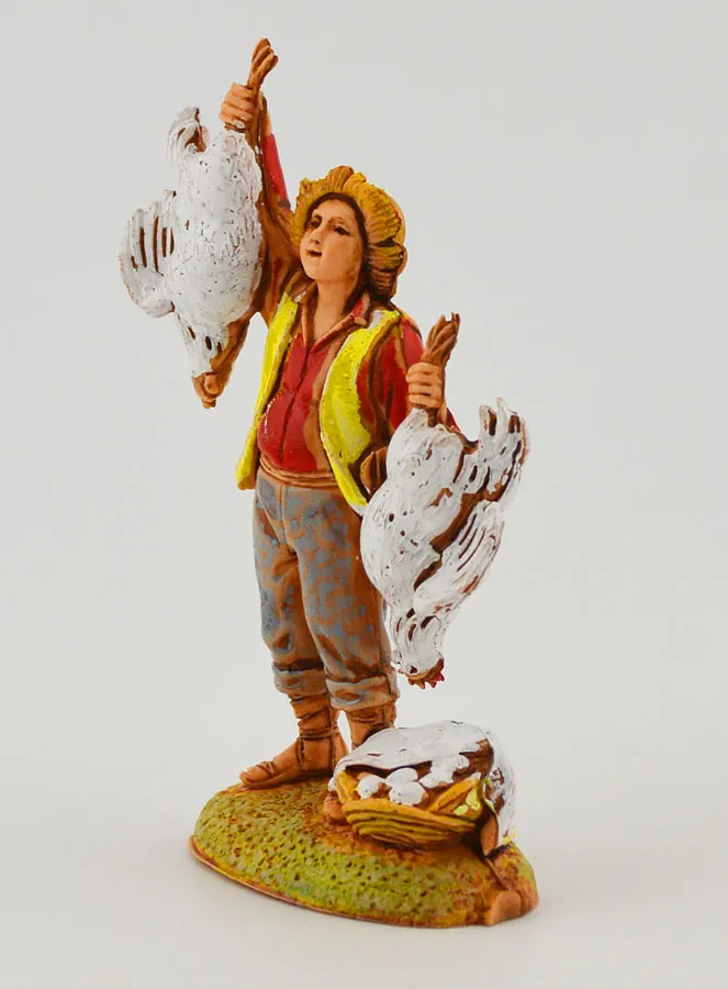 Krippenfigur Hühnerverkäufer – 6cm (pic 2)