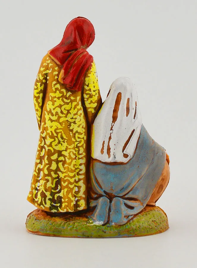 Krippenfigur Frauen mit Amphore und Wäsche – 6cm (pic 4)