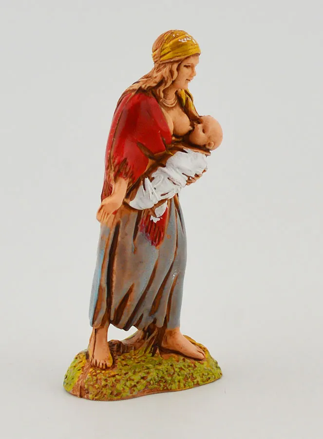 Krippenfigur Stillende Mutter – 6cm (pic 3)