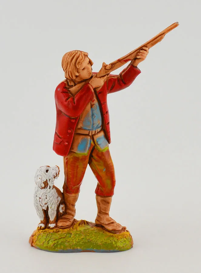 Krippenfigur Jäger – 6cm (pic 1)