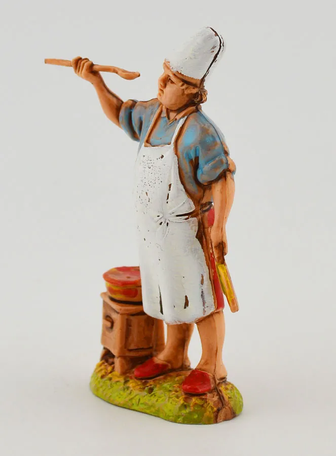 Krippenfigur Koch – 6cm (pic 2)