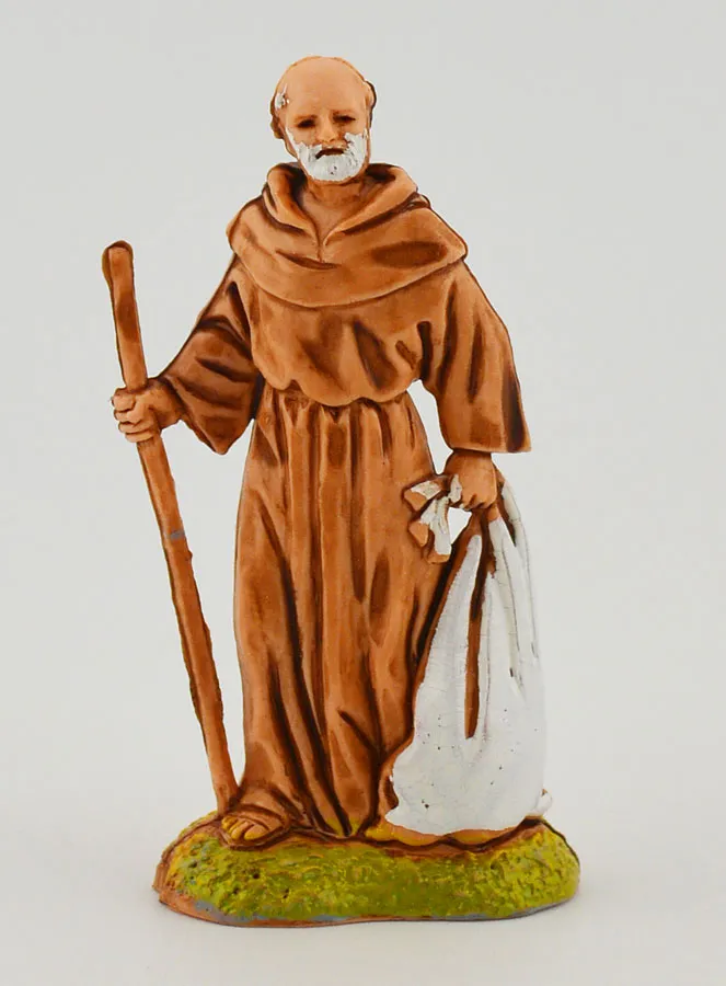 Krippenfigur Reisender mit Stock – 6cm (pic 1)