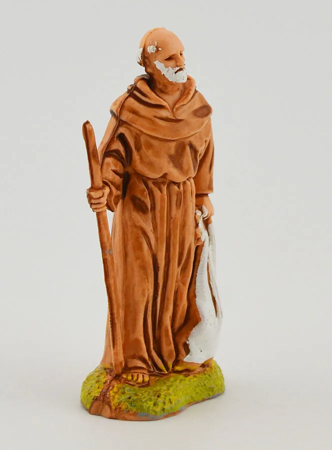 Krippenfigur Reisender mit Stock – 6cm (pic 3)