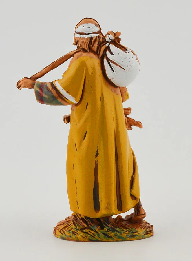 Krippenfigur Reisender Holzsammler – 6cm (pic 4)