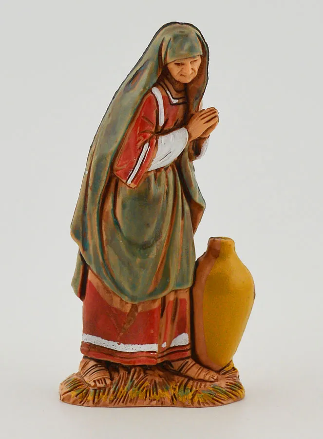 Krippenfigur Frau mit Amphore – 6cm (pic 1)