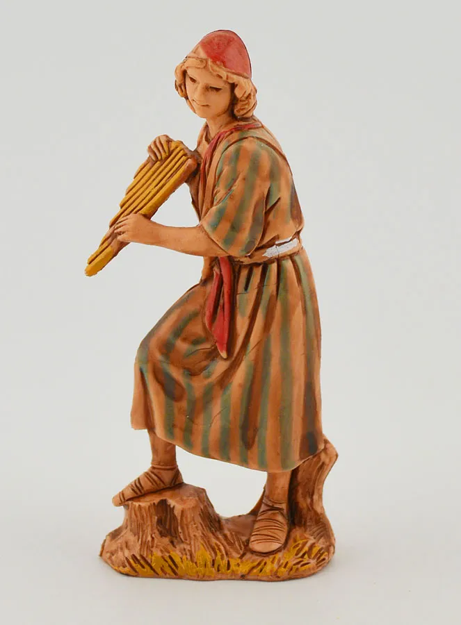 Krippenfigur Panflötenspieler – 6cm (pic 1)