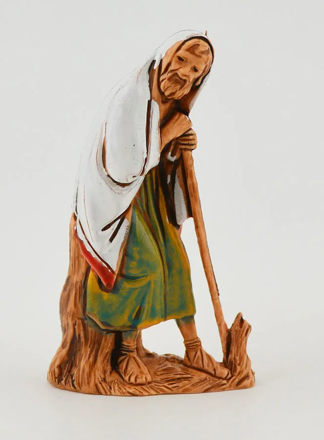 Krippenfigur Ruhender Hirte – 6cm (pic 1)