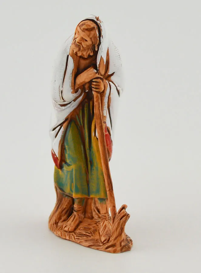 Krippenfigur Ruhender Hirte – 6cm (pic 2)