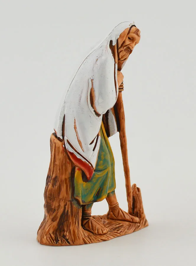 Krippenfigur Ruhender Hirte – 6cm (pic 3)