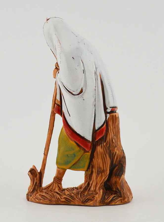 Krippenfigur Ruhender Hirte – 6cm (pic 4)
