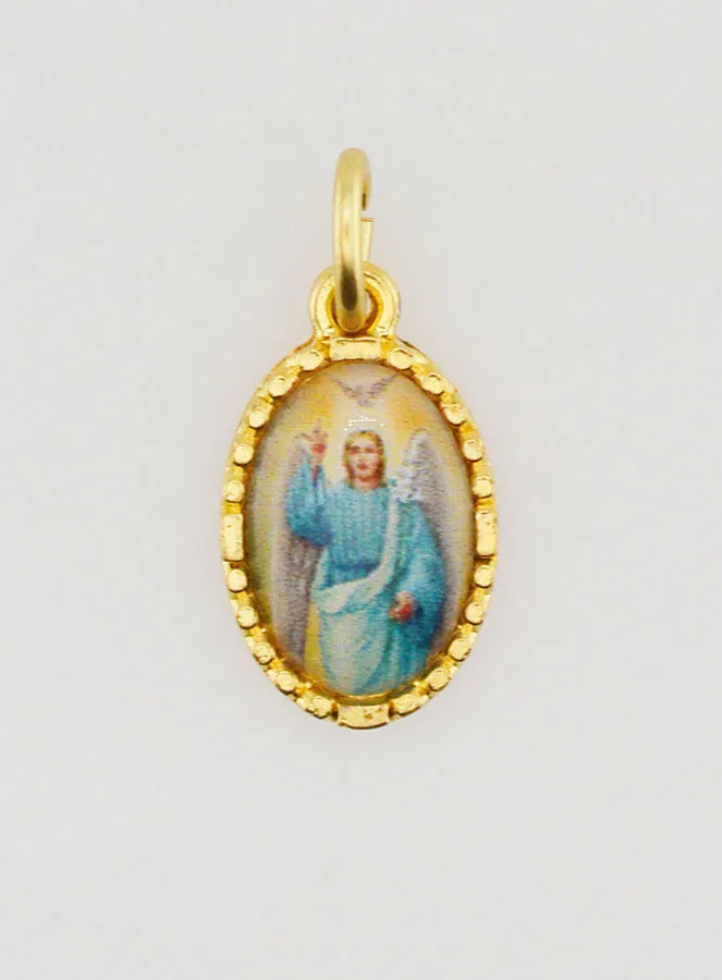 Medaille mit Gedrehtem Rand 15mm – Erzengel Gabriel (pic 1)