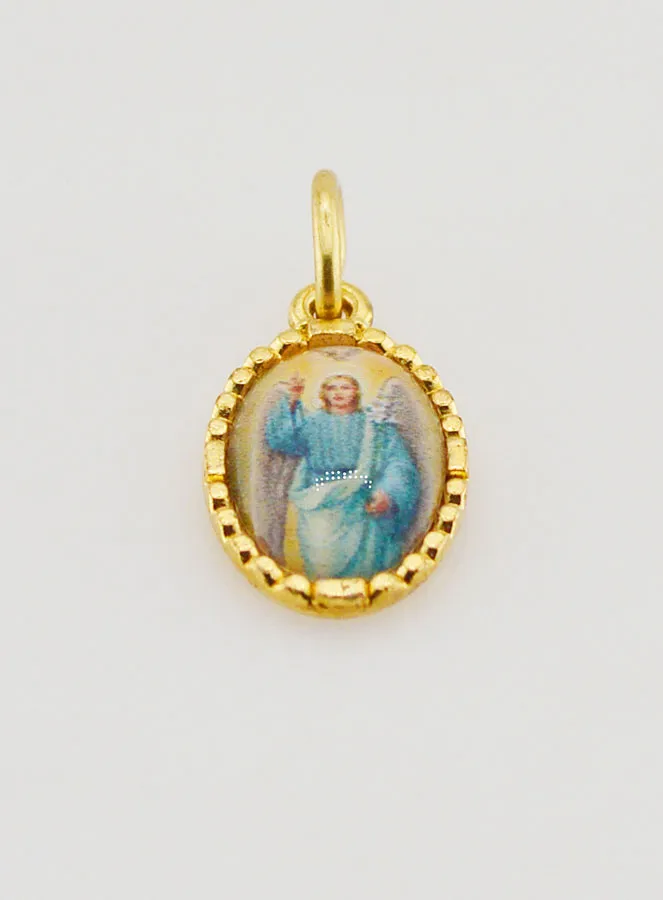 Medaille mit Gedrehtem Rand 15mm – Erzengel Gabriel (pic 2)