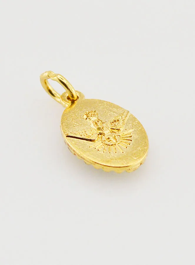 Medaille mit Gedrehtem Rand 15mm – Erzengel Gabriel (pic 4)