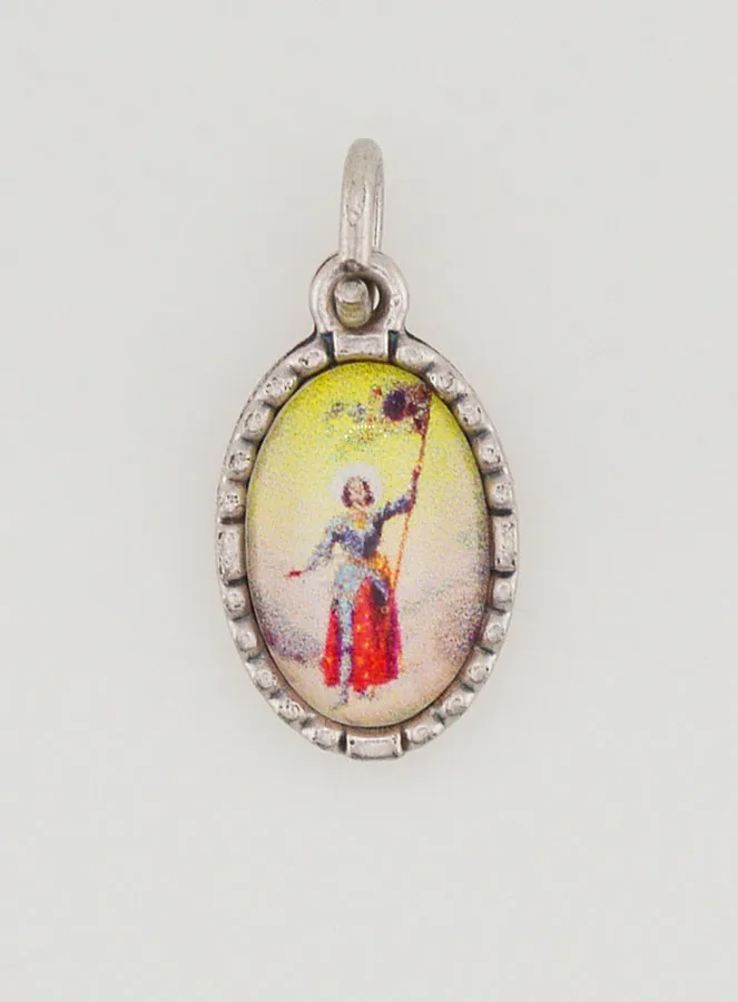 Medaille mit Gedrehtem Rand 15mm – Heilige Jeanne d’Arc (pic 1)