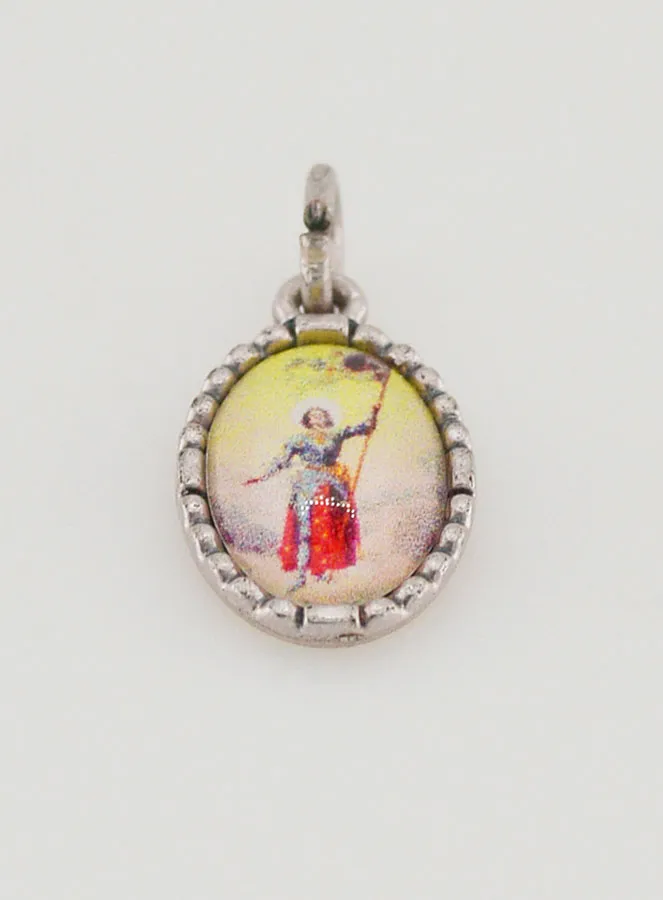 Medaille mit Gedrehtem Rand 15mm – Heilige Jeanne d’Arc (pic 2)