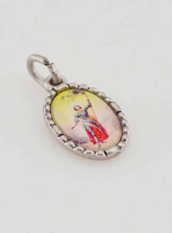 Medaille mit Gedrehtem Rand 15mm – Heilige Jeanne d’Arc (pic 3)