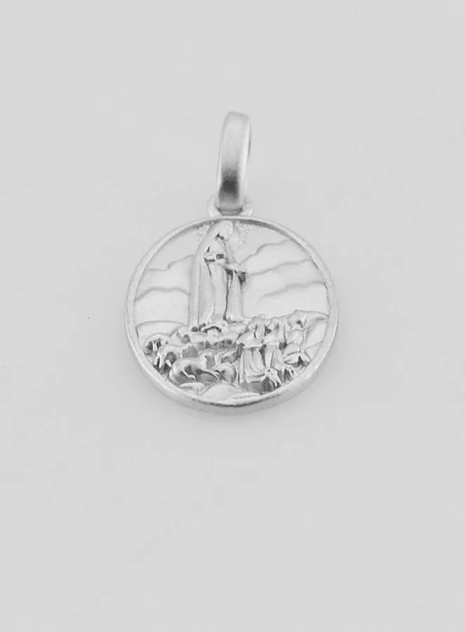 Anhänger Madonna von Fatima in Silber – 15mm (pic 2)