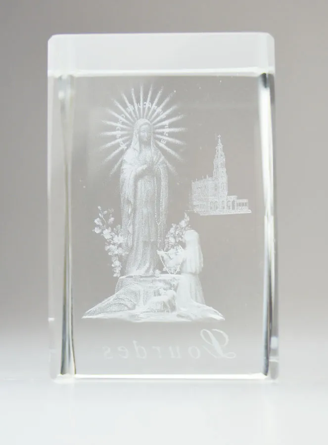 Ikone Unsere Liebe Frau von Lourdes Laser - Gravur (pic 4)