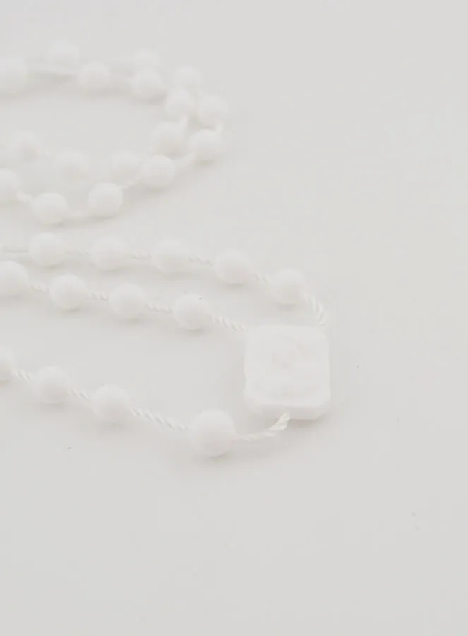 Rosenkranz Kunststoff Weiss (pic 4)