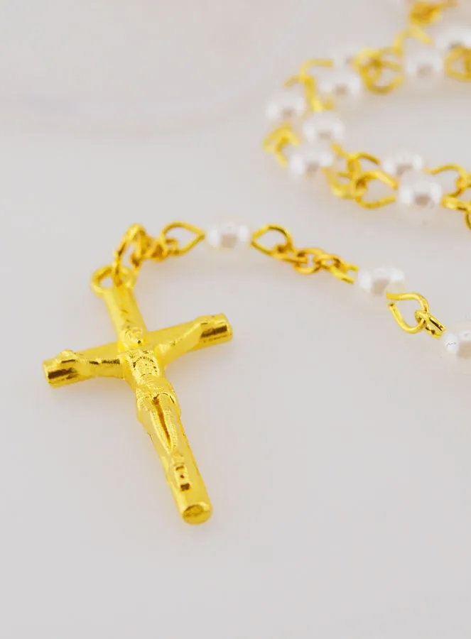 Halskette Rosenkranz Modisch Perlmutt (pic 3)