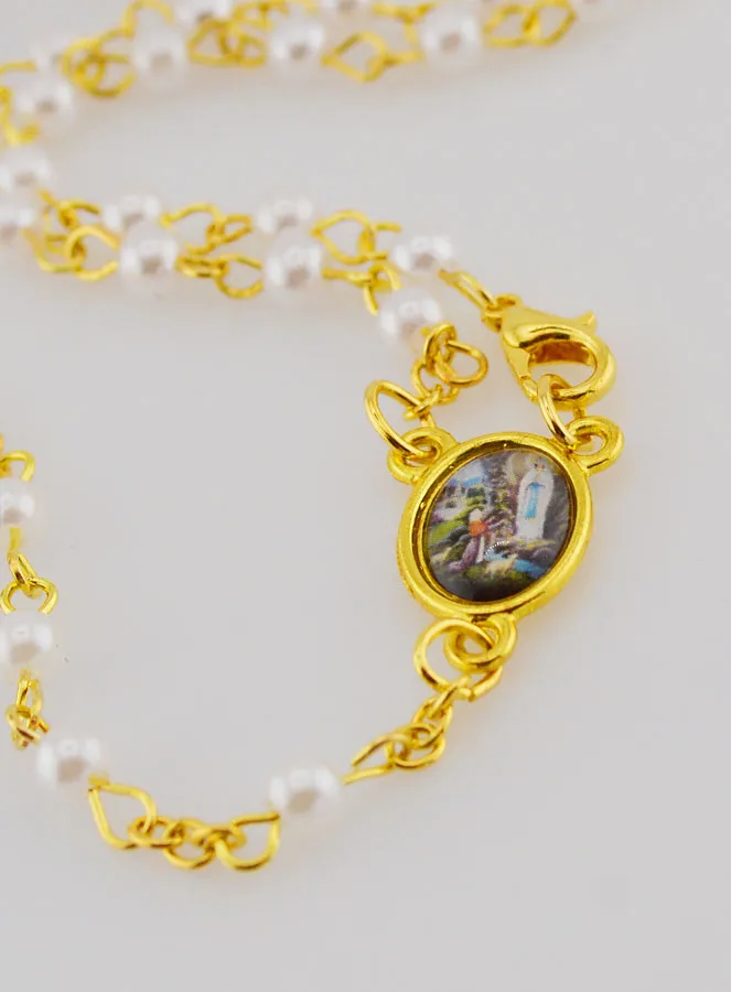 Halskette Rosenkranz Modisch Perlmutt (pic 4)