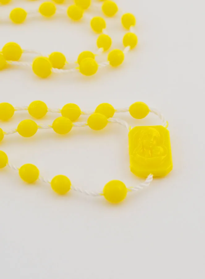 Rosenkranz Modeschmuck Gelb (pic 4)