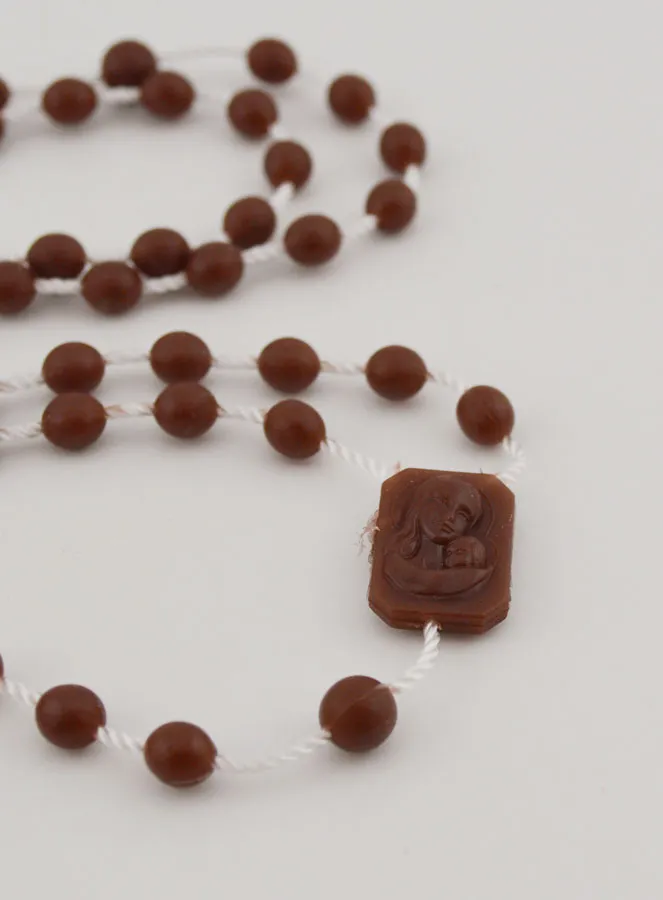 Rosenkranz Modeschmuck Braun (pic 4)