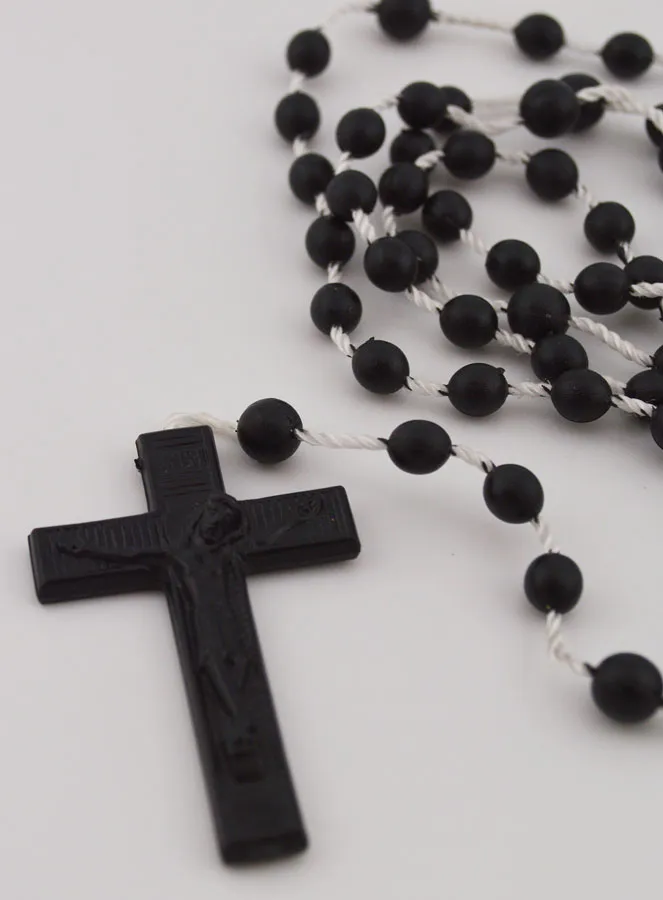 Rosenkranz Modeschmuck Schwarz (pic 3)