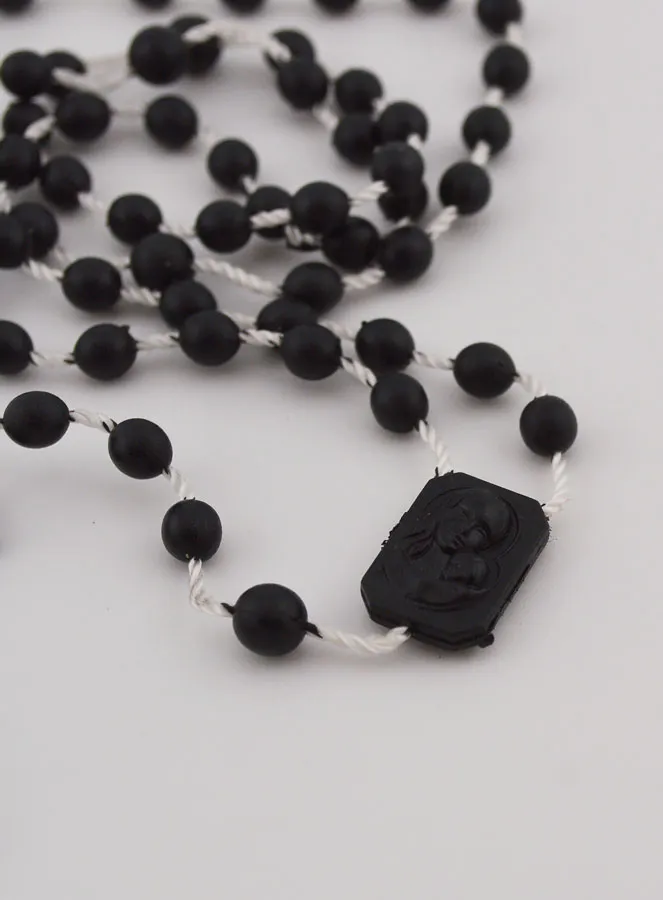 Rosenkranz Modeschmuck Schwarz (pic 4)