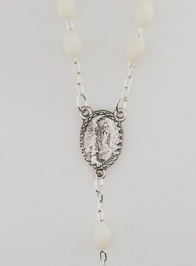 Rosenkranz Modeschmuck Weiss (pic 4)