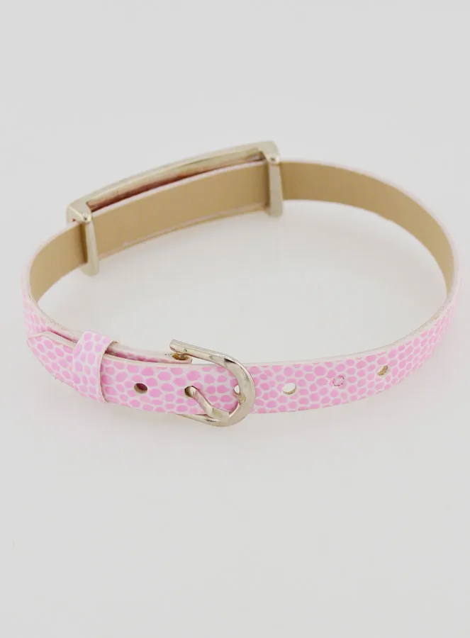 Heiligen Armband Leder rosa (pic 4)