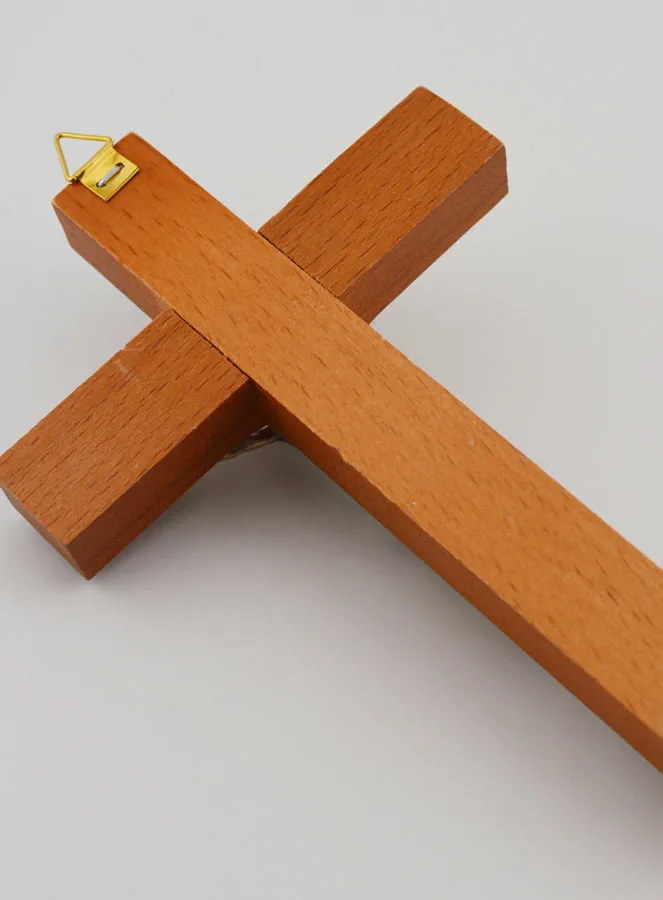 Holzkreuz Jesu silberfarben (pic 4)